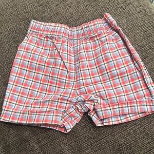 Carter's Red and Blue Plaid Kids Shorts
